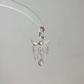 Angel Belly Button Ring with Butterfly Zircon Stainless Steel Navel Piercing for Women Body Jewelry
