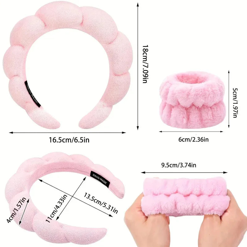 3-Piece Soft Hairband Headbands for Women and Girls - Hair Accessories Set
