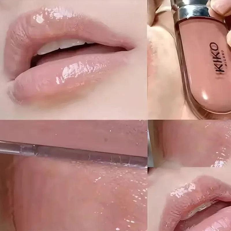 Hydrating Waterproof Lip Gloss with Shimmer and Non-Fading Formula - Multiple Colors