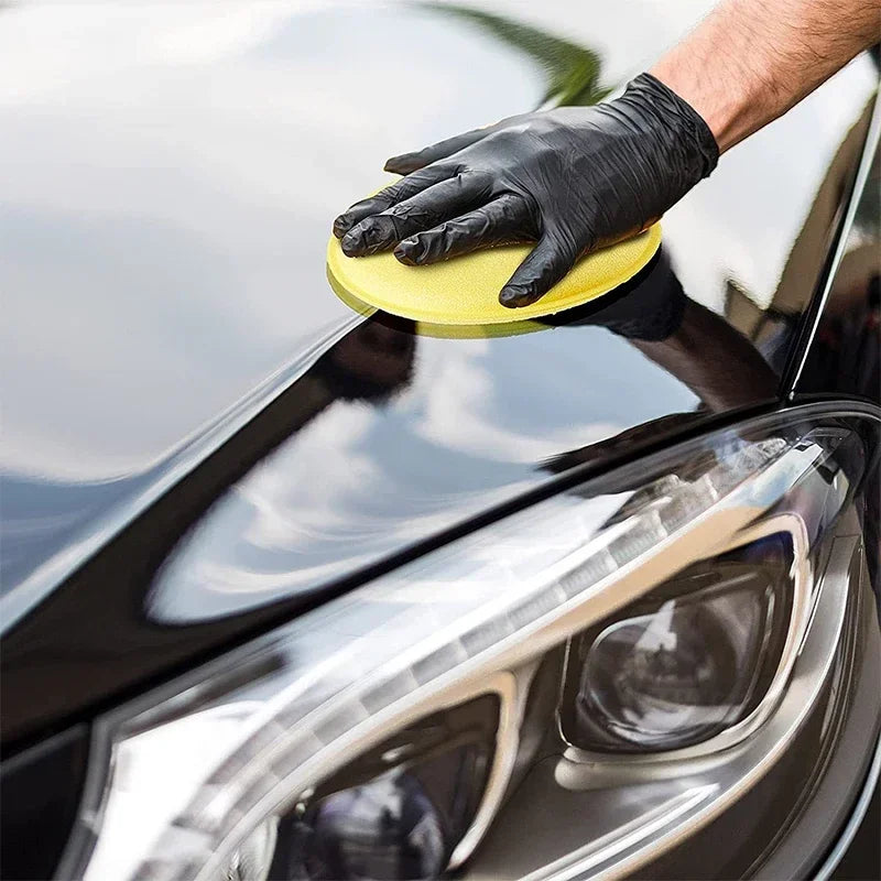 Car Waxing & Polishing Foam Applicator Pads - 50/100 pcs Soft Microfiber Sponge Set