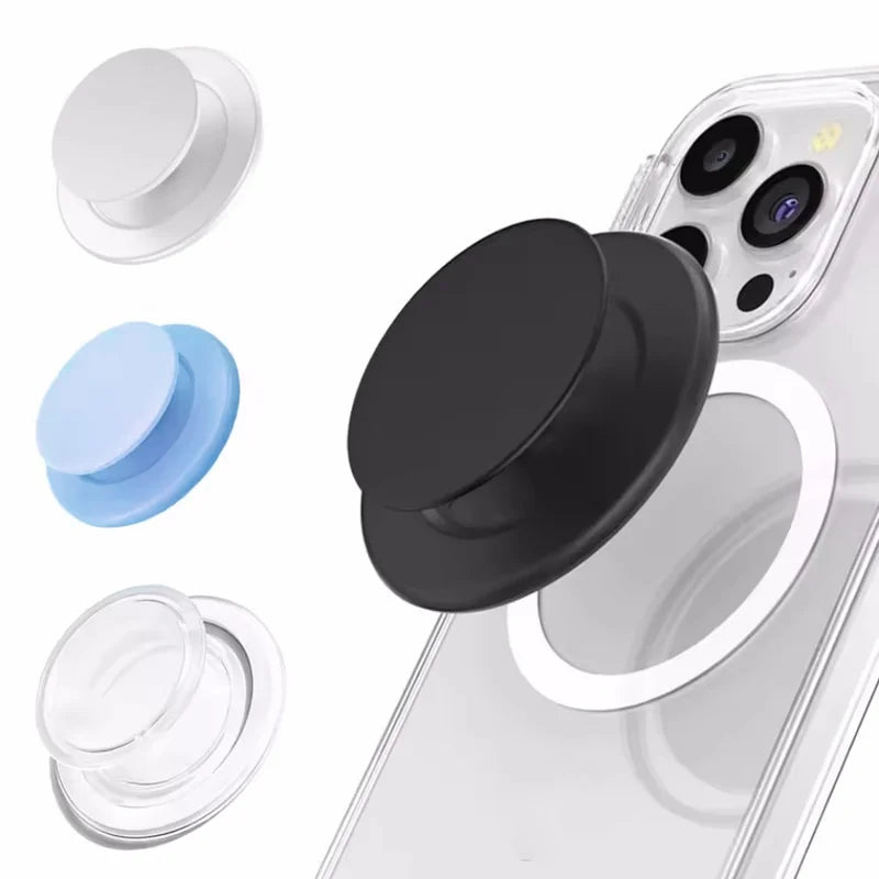 Magnetic Folding Phone Grip Holder Stand for iPhone Samsung - Support & Support Ring