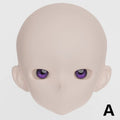 1/4 BJD Doll Head Accessories Practice Makeup Half-White Skin Anime Style Toy
