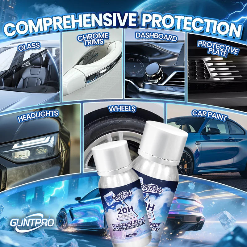 20H Ceramic Car Coating - High Gloss Hydrophobic Scratch Protection 30ml