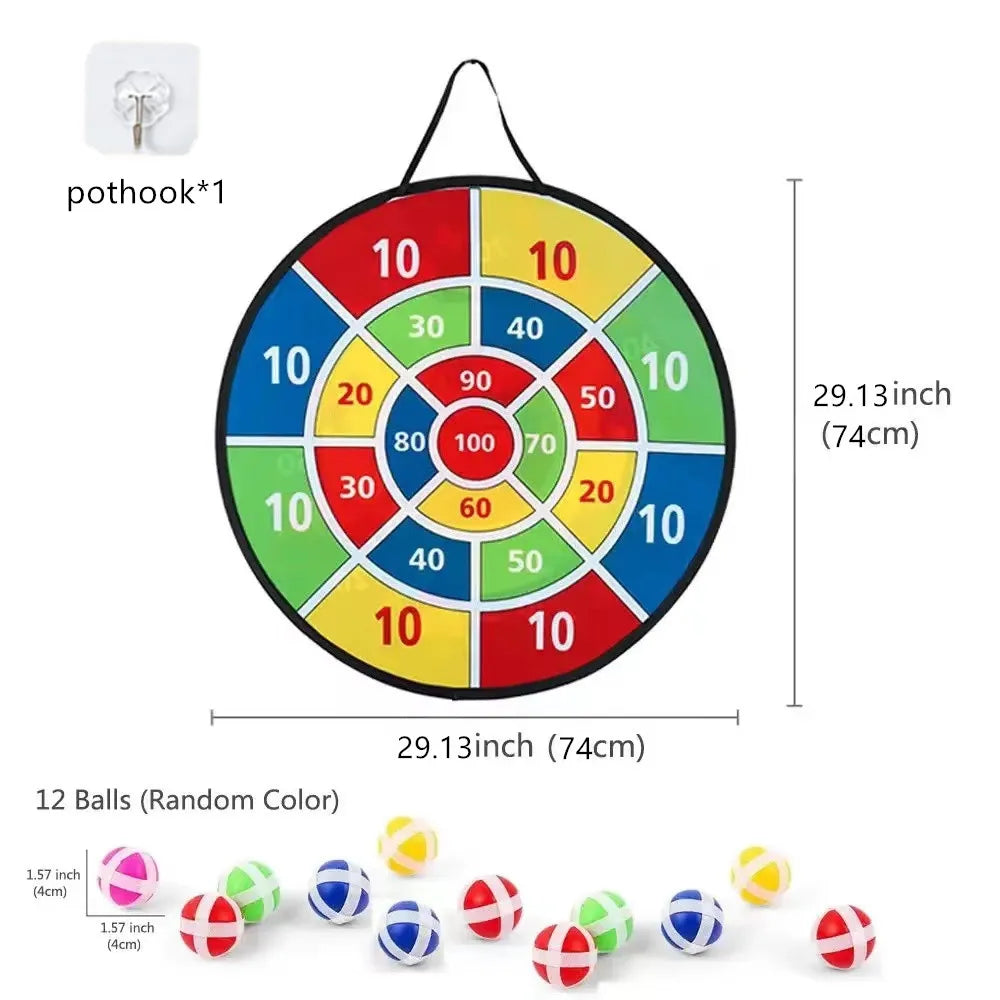 Children's Large Dart Board Indoor Outdoor Family Game Educational Sports Toy