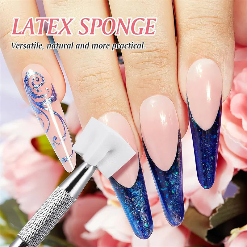Nail Art Sponge Gripper Tool Set for Gradient & Ombre Nail Designs