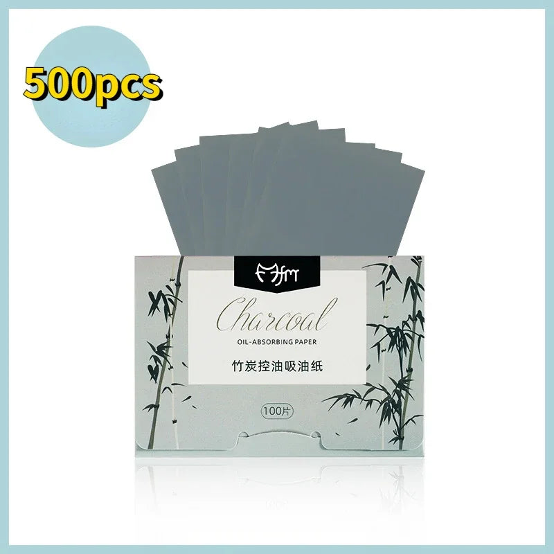 Matte Face Wipes Oil Control Sheets - Oil-Absorbing Facial Cleansing Papers