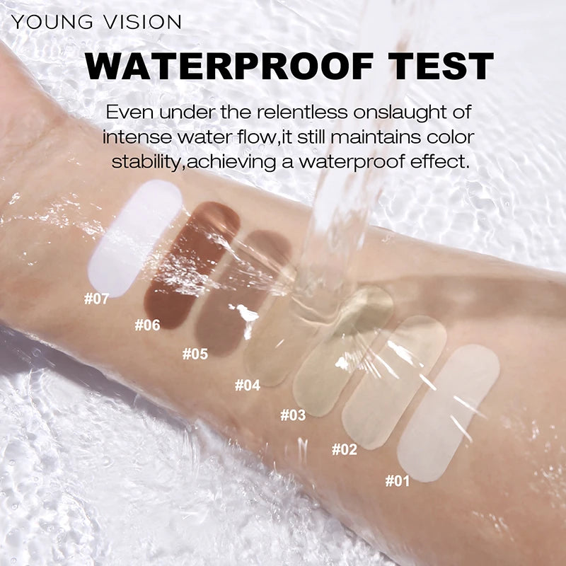 Long-Lasting Waterproof Face Makeup Foundation for Cosplay & Stage Use