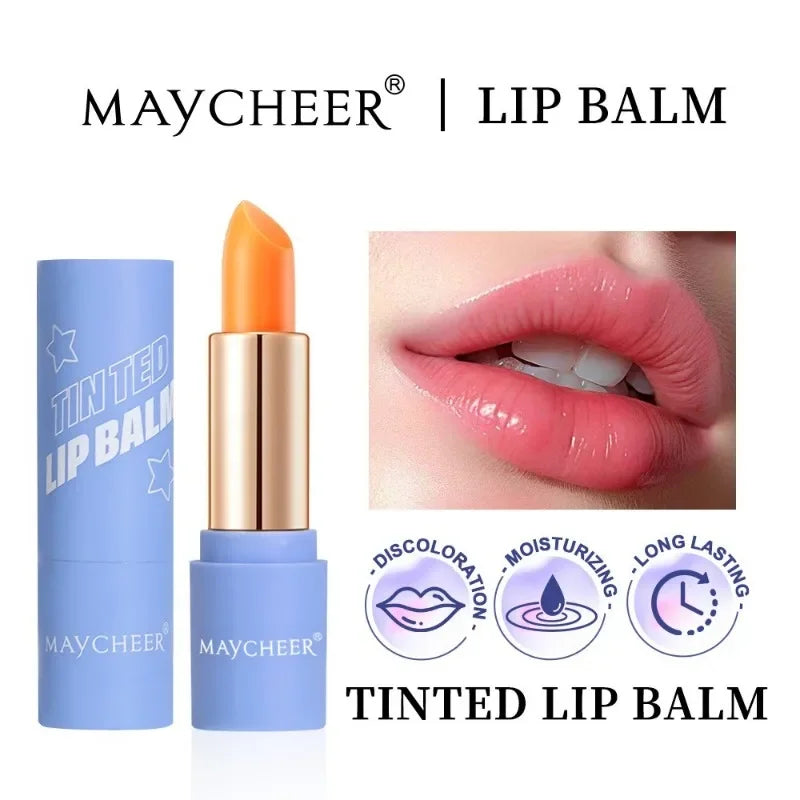 Color-Changing Lipstick Moisturizing Long-Lasting Lip Balm Water Light Makeup