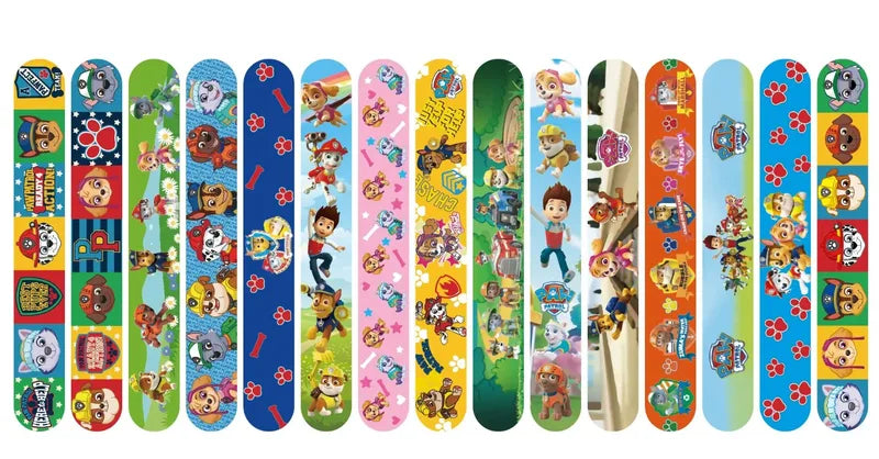 15-Pack Cartoon Paw Patrol Bracelets Set for Children - Family Series Accessories
