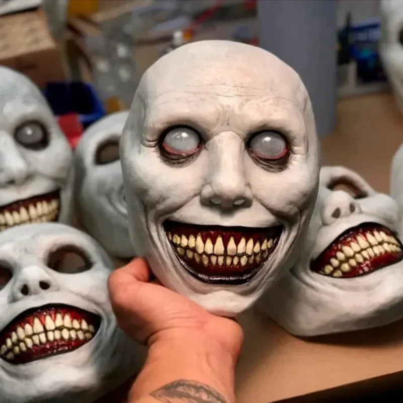Creepy Halloween Demon Mask - Horror Face Mask for Cosplay & Party