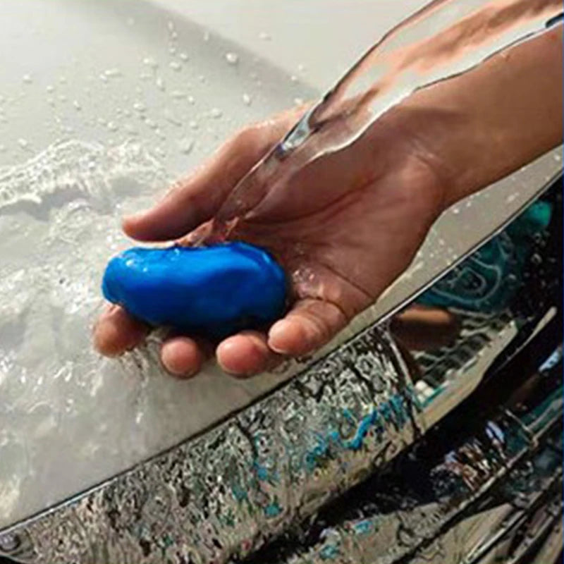 Car Clay Cleaning Bar Set - Reusable Vehicle Paint and Glass Stain Remover