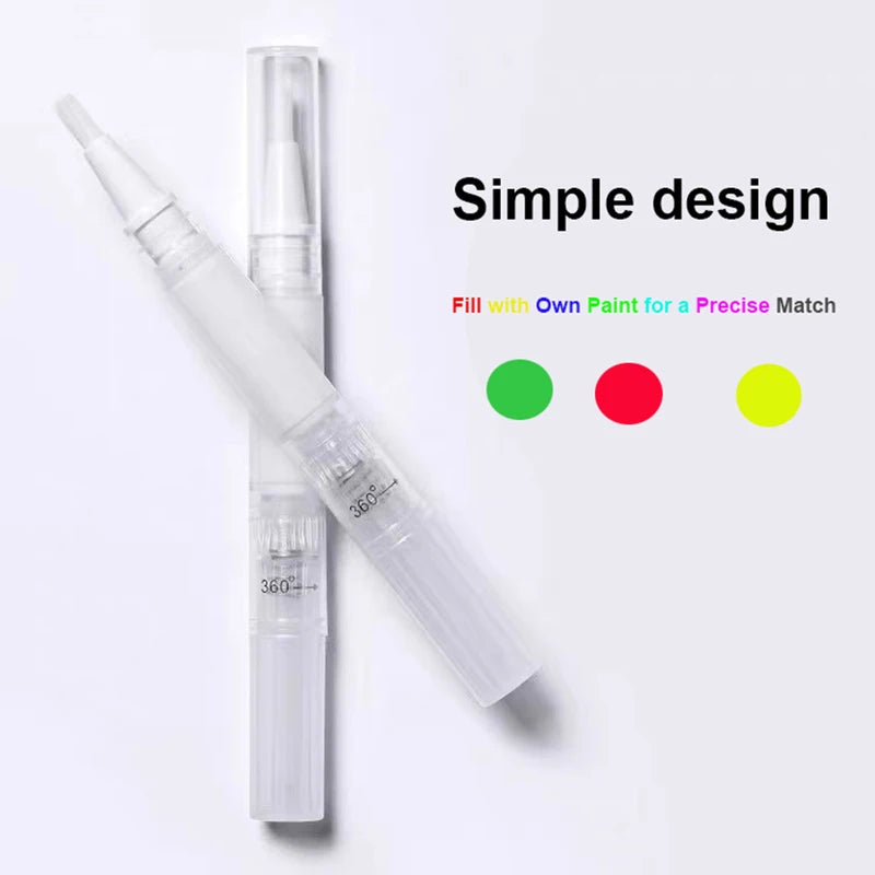 Refillable Touch-Up Paint Pen Set for Walls, Furniture & Wood - 3 Pack