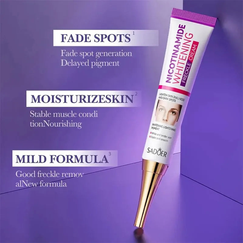 Face Brightening & Freckle Removing Cream with Niacinamide - Moisturizing Skin Care