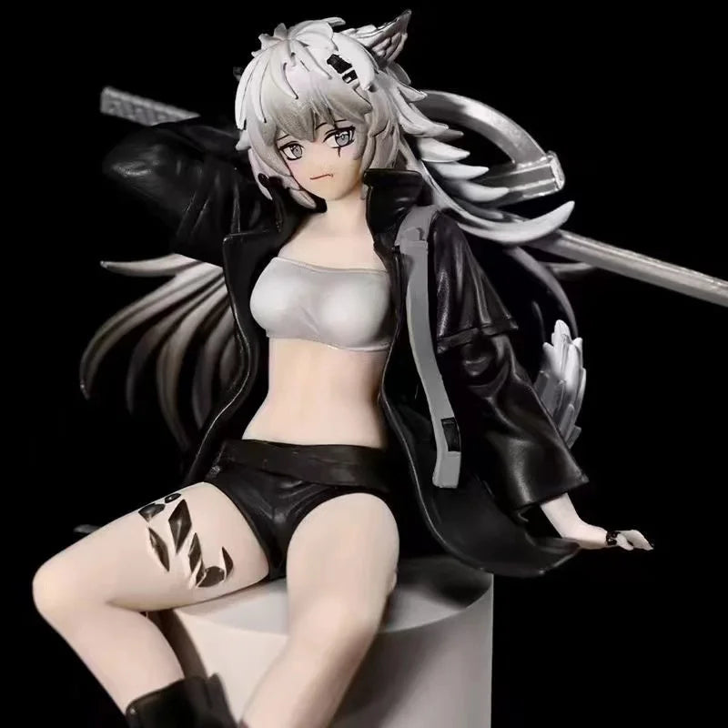 15cm Anime Arknights Amiya & Lappland PVC Action Figures Set - Kawaii Collectible Toys
