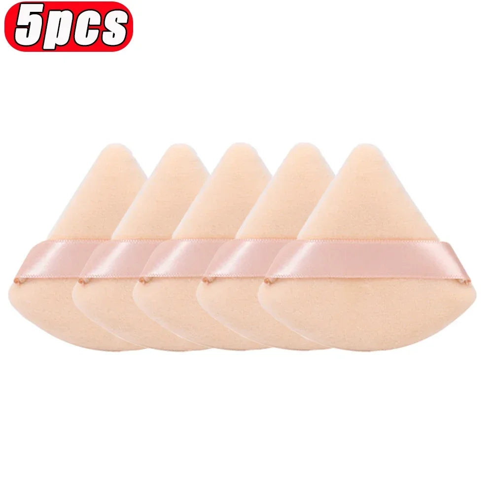 20 Pack Triangle Makeup Puff Set - Reusable Soft Velvet Cosmetic Sponges