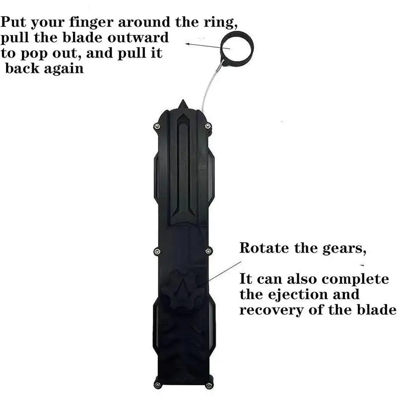 Retractable Toy Blade Sword for Role-Play Cosplay Kids Interactive Gift