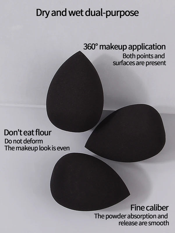 12 Pieces Makeup Sponge Egg Set - Dual-Purpose Dry and Wet Egg Blenders for Foundation and Powder