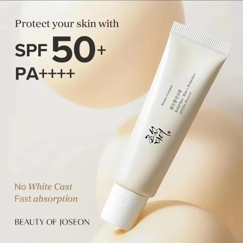 Hydrating Facial Cleansing and Sun Protection Set with SPF50+ - Rice Probiotic Skincare