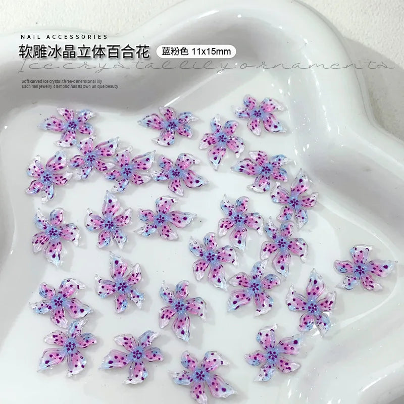 50Pcs Resin Nail Charms Mix Shapes for Nail Art Jewelry & Manicure Decor