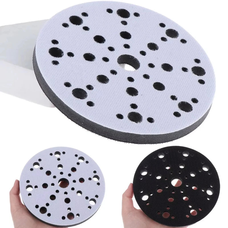 6-Inch 150mm Hook and Loop Sanding Pad with 49 Holes for Orbital Sanders