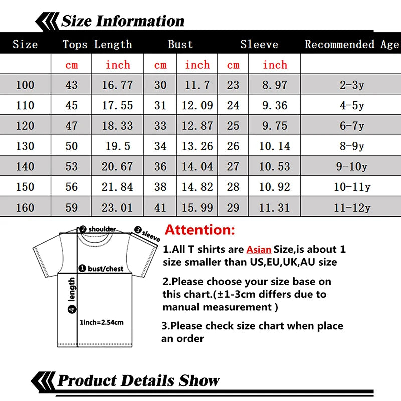 Kids Birthday Number T-Shirt Cotton Top for Party & Celebration