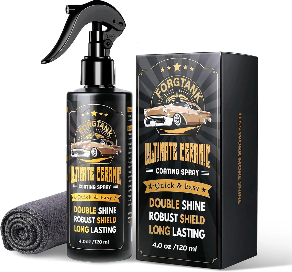Ceramic Car Coating Spray with Long-Lasting Shine and Hydrophobic Protection