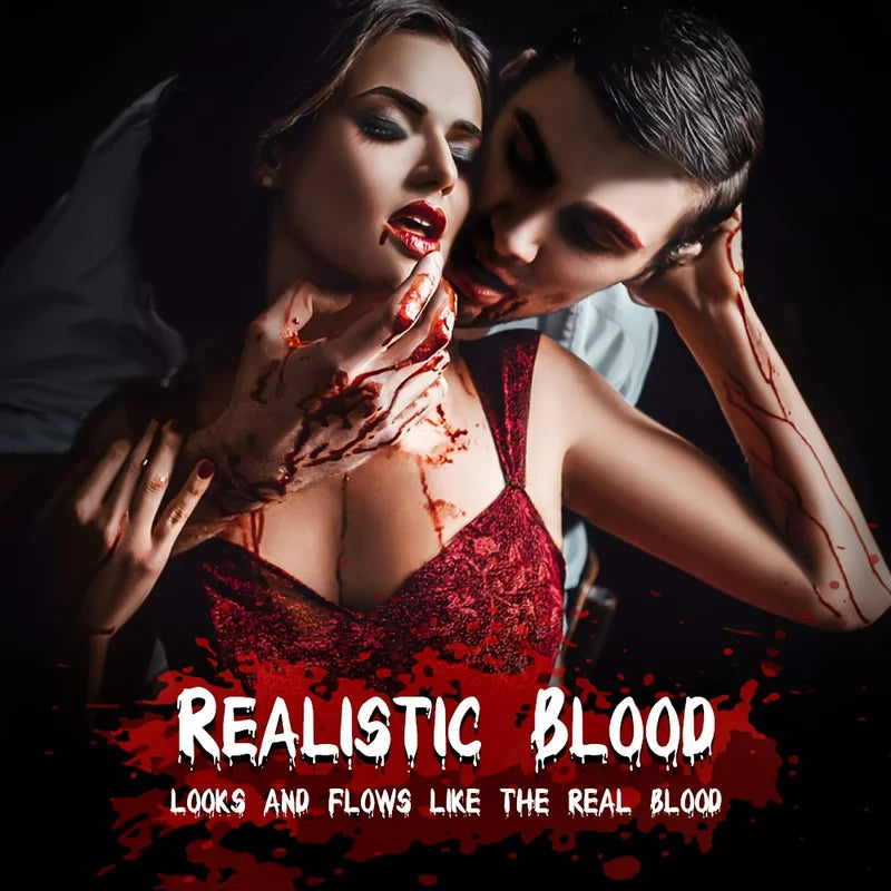 Halloween Washable Fake Blood Spray for Wound & Battle Damage Makeup