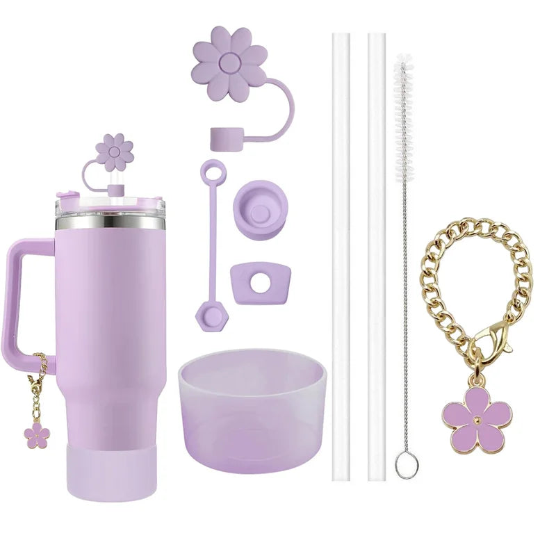 Silicone Cup Accessories Set for Stanley & Similar Tumblers - 9 Pieces