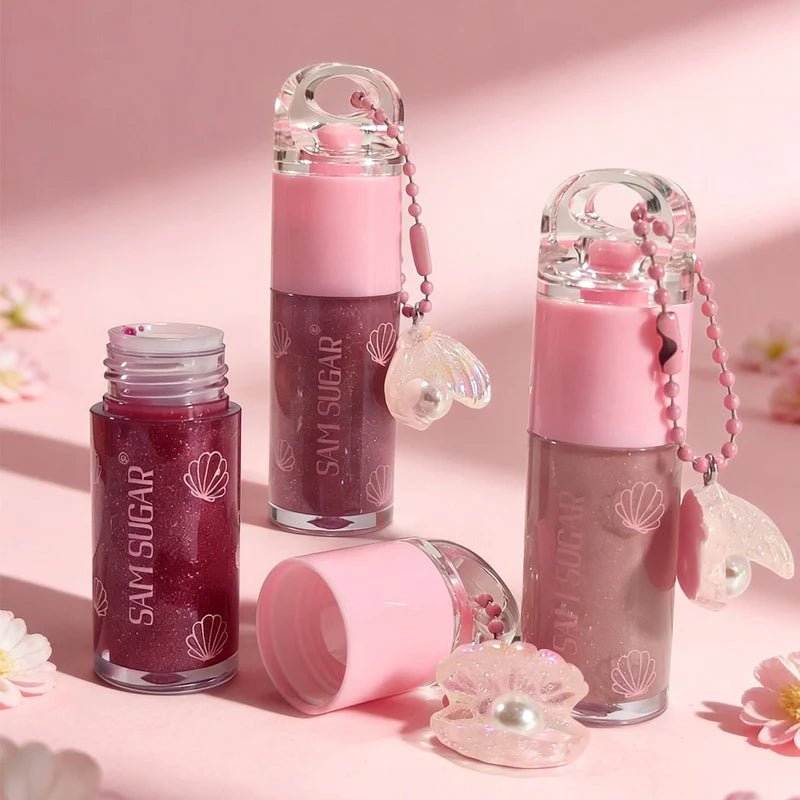 Long-lasting Moisturizing Mirror Pearl Lip Gloss - Waterproof Glitter Shine
