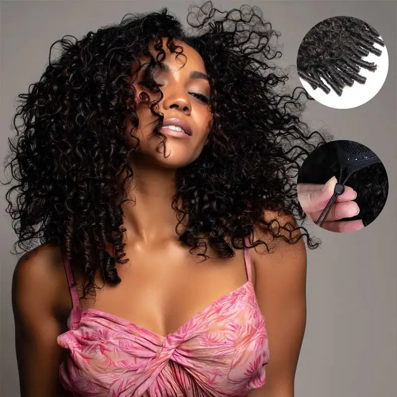 250% Density Burmese Curly Human Hair Wig 13x4 HD Transparent Lace Frontal 28 Inch