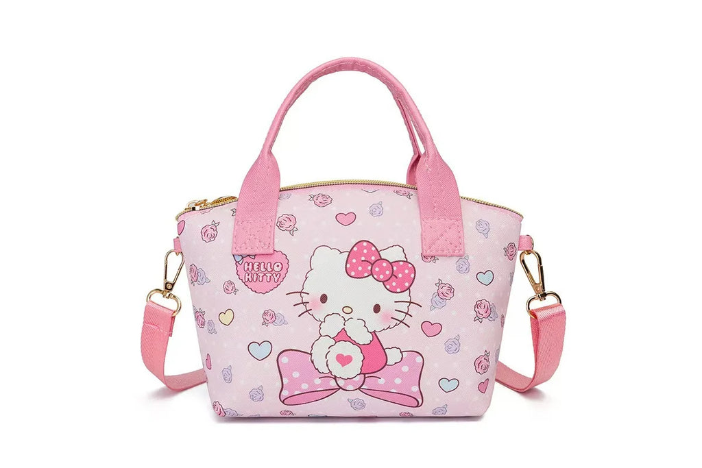 Cute Printed Handbag and Crossbody Bag for Daily Use - Waterproof Canvas, Small & Durable