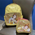 Beauty and the Beast Belle Backpack Insulated Lunch Bag for Kids and School