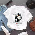 Unisex Vintage Graphic T-Shirt for Boys Summer Casual Hip Hop Tops