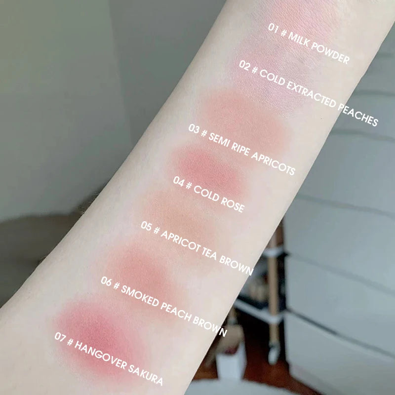 Monochrome Honey Powder Blusher - Natural Brightening High Gloss Makeup