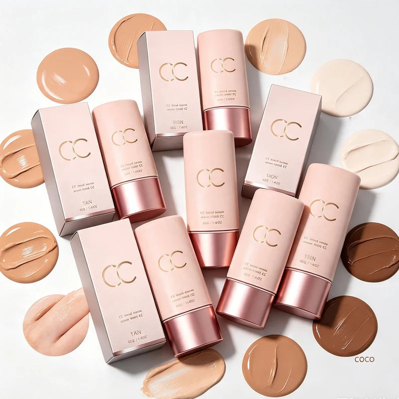 Multi Skin Type CC Tinted Moisturizer Hydrating Tone Up Cream for Blemish Cover 40g