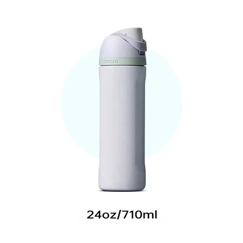 Insulated Stainless Steel Water Bottle with Straw - BPA-Free Sports Hydration Bottle