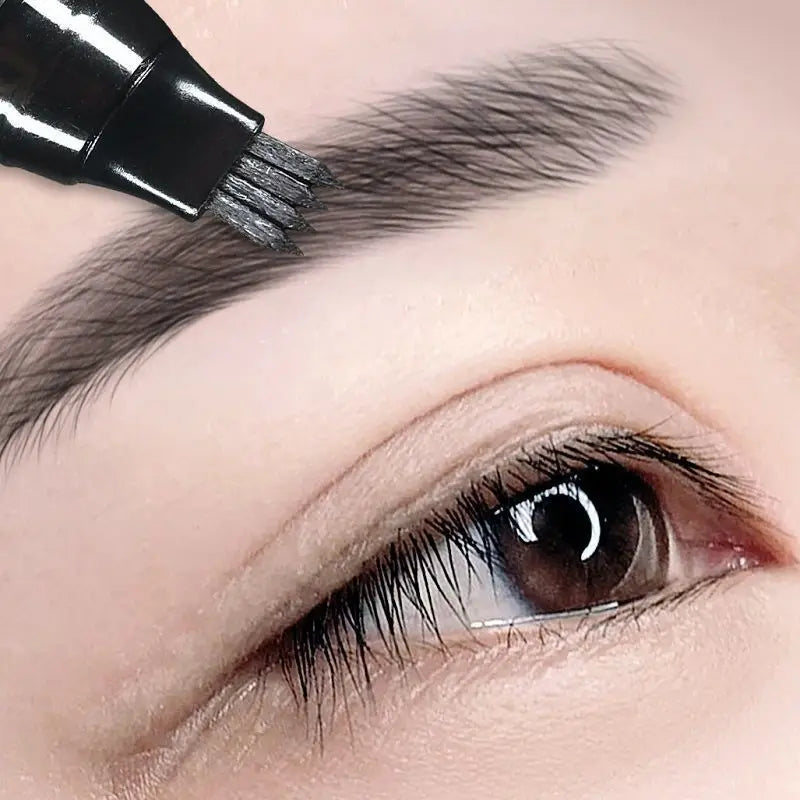 Waterproof Liquid Eyebrow Pencil for Natural & 3D Brows - Microblading Style