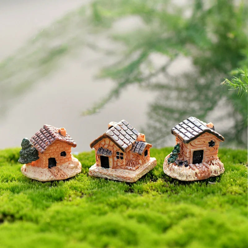 Mini Doll House Stones Set - Resin Garden & Home Decor for DIY Landscaping