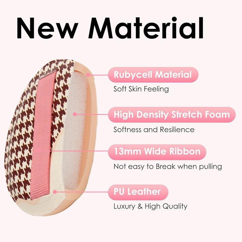 Large Cotton Candy Cosmetic Puff Set - Super Soft Makeup Sponge for Powder & Foundation