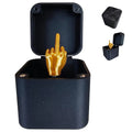 Funny Middle Finger Prank Gift Box for Christmas Office Desk Decor