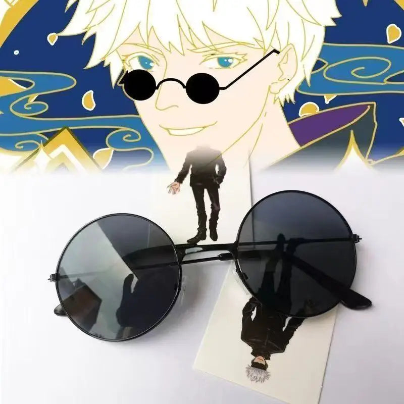 Anime Cosplay Patch Glasses with Mask for Jujutsu Kaisen Halloween & Party