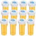 12/20 Pack Plastic Medicine Pill Bottles with Child-Resistant Caps - Travel Vials, 6/8 Dram