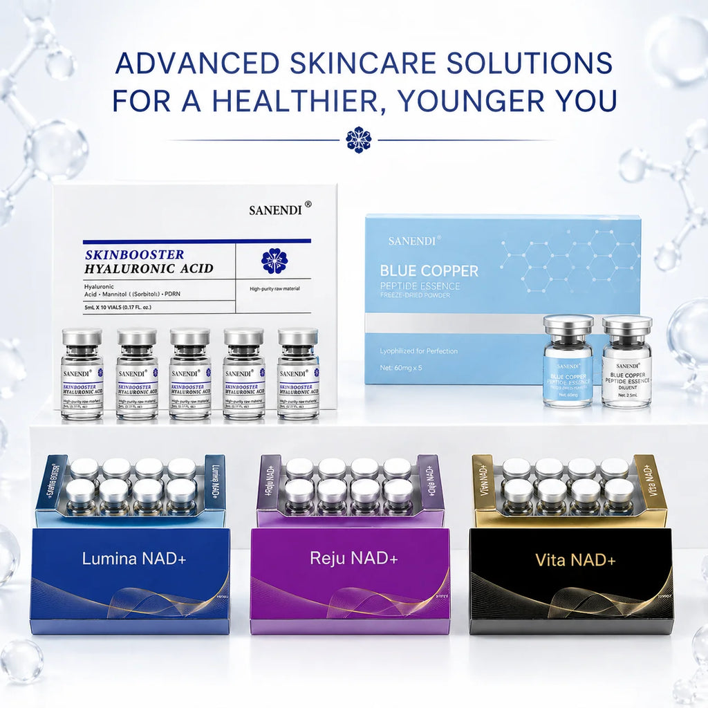 5-in-1 Hyaluronic Acid & Copper Peptide Skin Care Serum Set with Variants