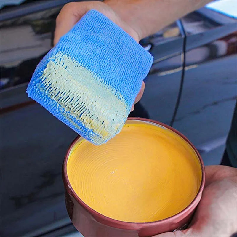 Car Polishing & Waxing Sponge Kit - Microfiber Detail Tool Set for Auto Interior & Exterior
