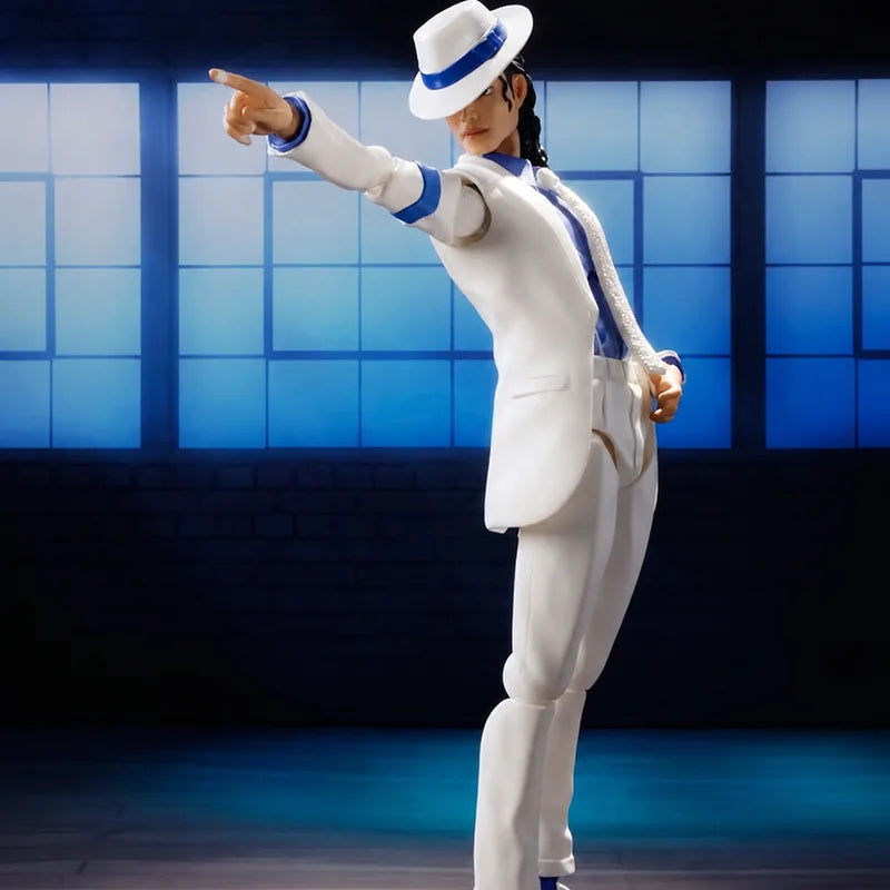Poseable Michael Jackson Action Figure - Collectible PVC Model Toy Gift