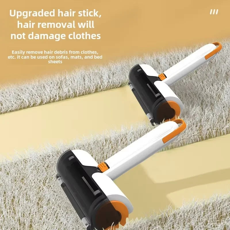 Double-Sided Static Lint Remover Brush for Clothes & Furniture - Reusable Portable Cleaner