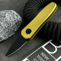 Mini Folding Camping Knife with 8Cr13MoV Blade & Aluminum Handle - Portable Outdoor EDC Tool