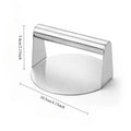 Stainless Steel Burger Patty Press Mold for Deli Meats and Meat Making