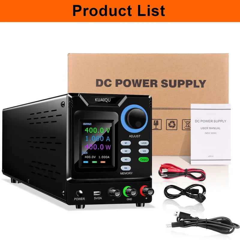Programmable DC Power Supply 1000V 10A Adjustable Lab Power Supply with RS232