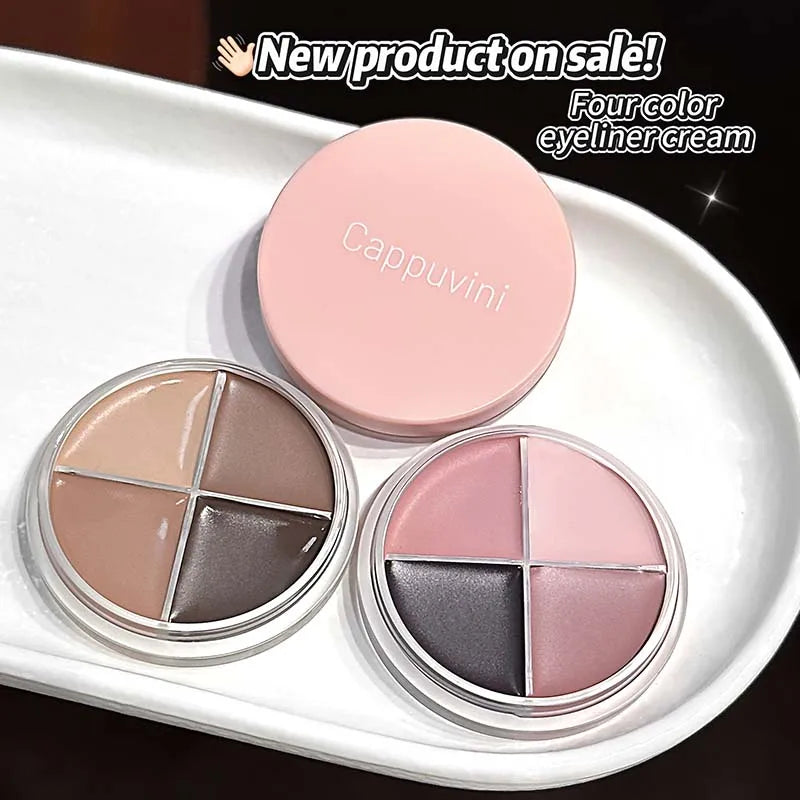 Matte Waterproof Eyeliner Pencil - Long-Lasting Smudge-Proof Natural Eye Makeup